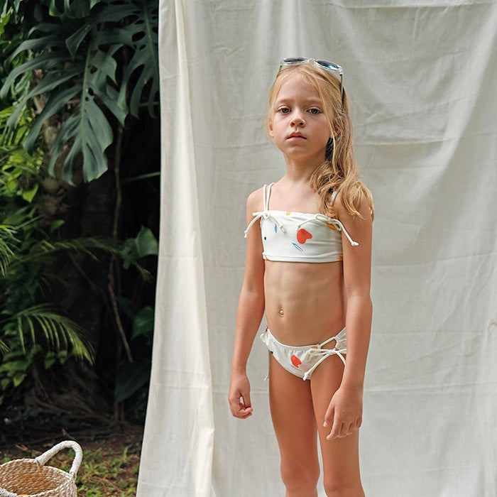 Summertide Girls Double Strap Bandeau Bikini, Baju Renang Anak