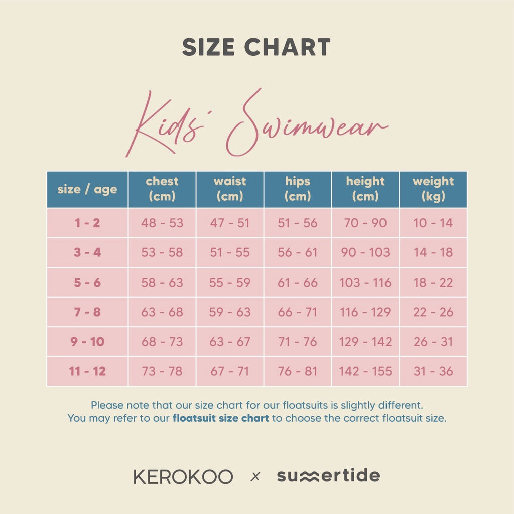 Summertide x Kerokoo Aela Top & Waist Ruffle One-Piece