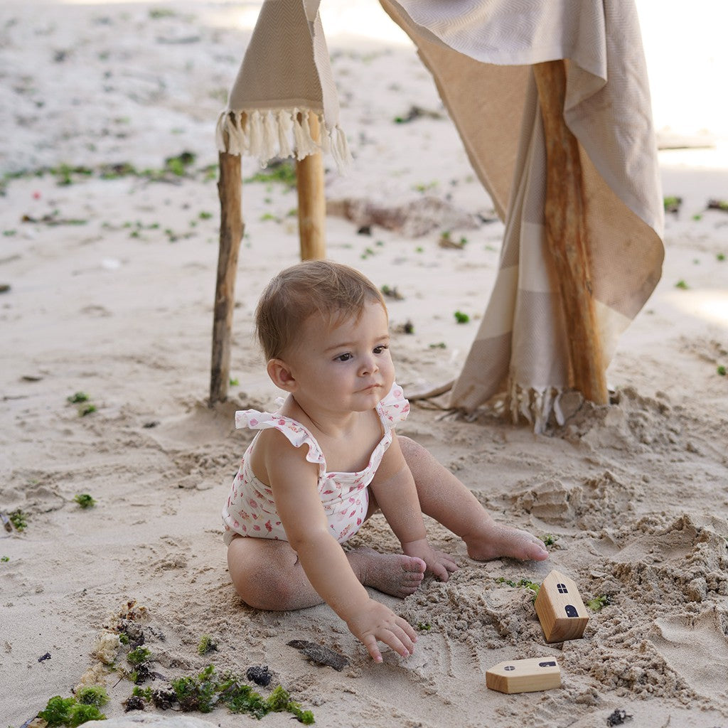 Summertide Ruffle Strap One Piece Swimsuit | Baju Renang Anak
