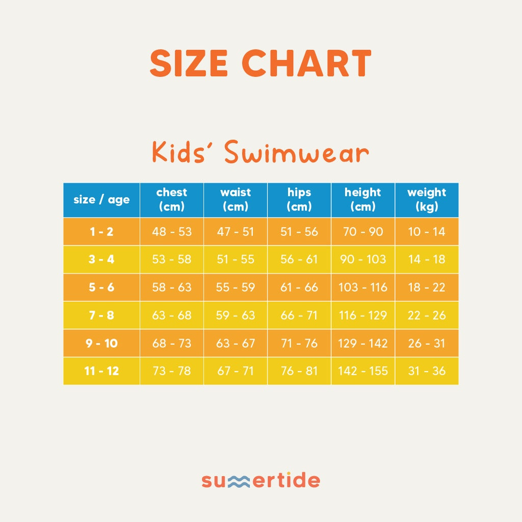 Summertide x Majoli Family Boys Short Sleeve Rash Guard Set | Yovita