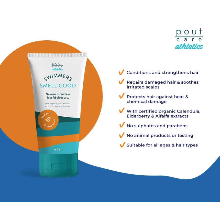 Pout Athletics Swimmers Smell Good Leave-In Conditioner, Pout Care