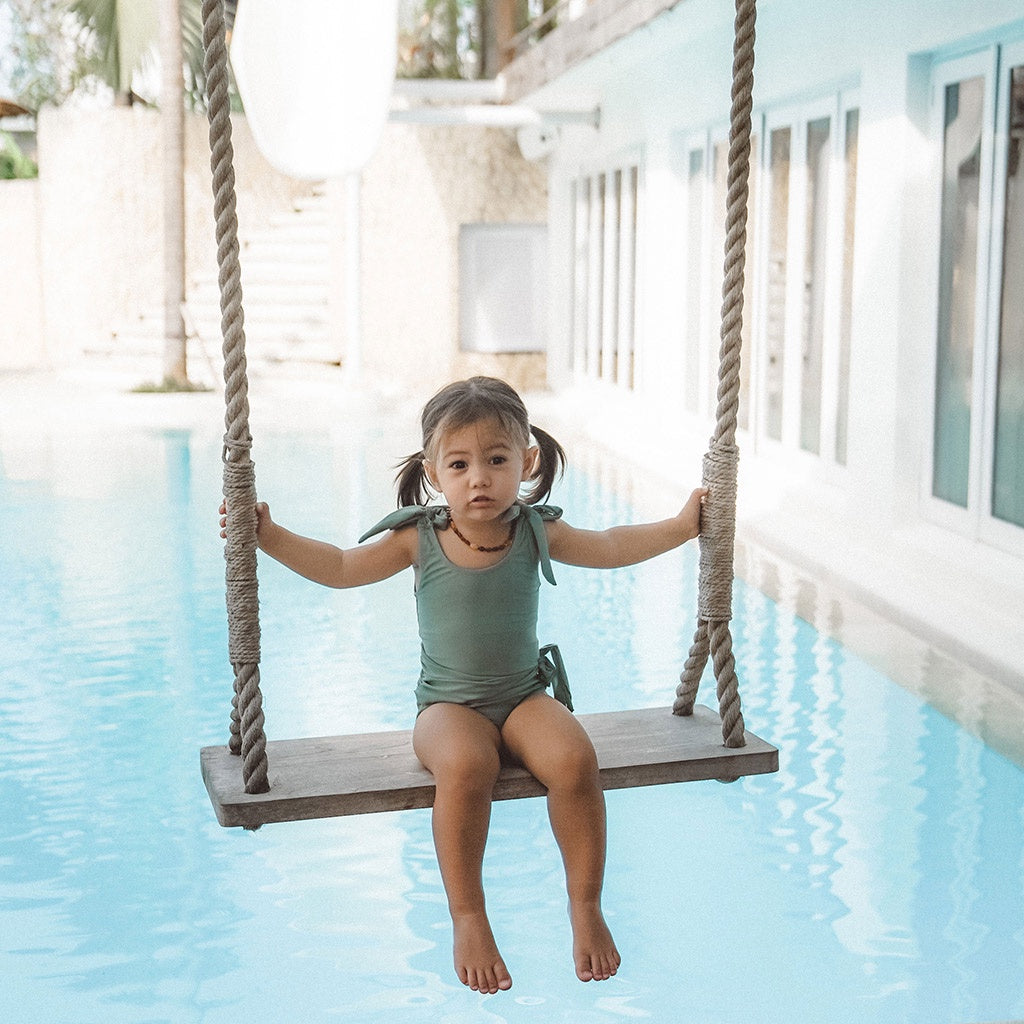 Summertide Girls Wrap One-Piece Swimsuit | Baju Renang Anak Perempuan