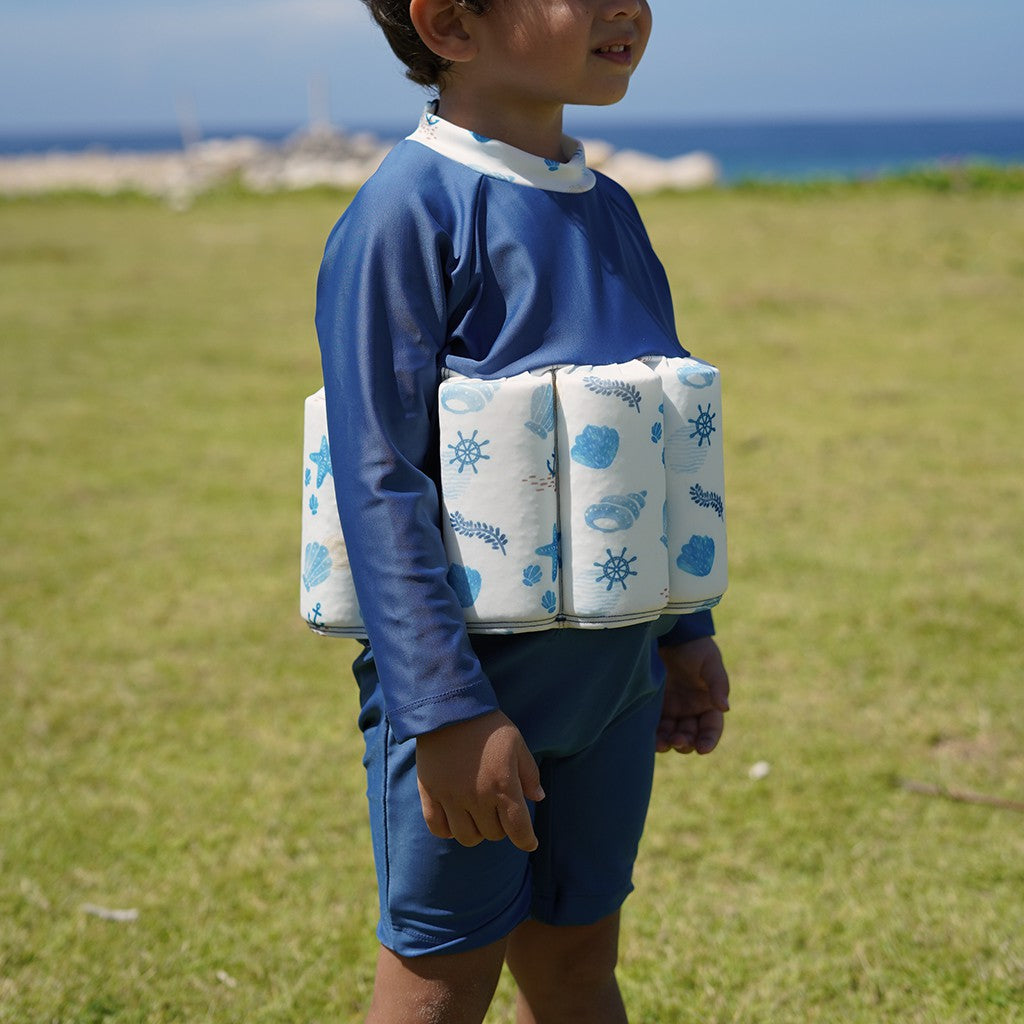 Summertide Boys Long Sleeve Floatsuit | Baju Renang Pelampung Anak