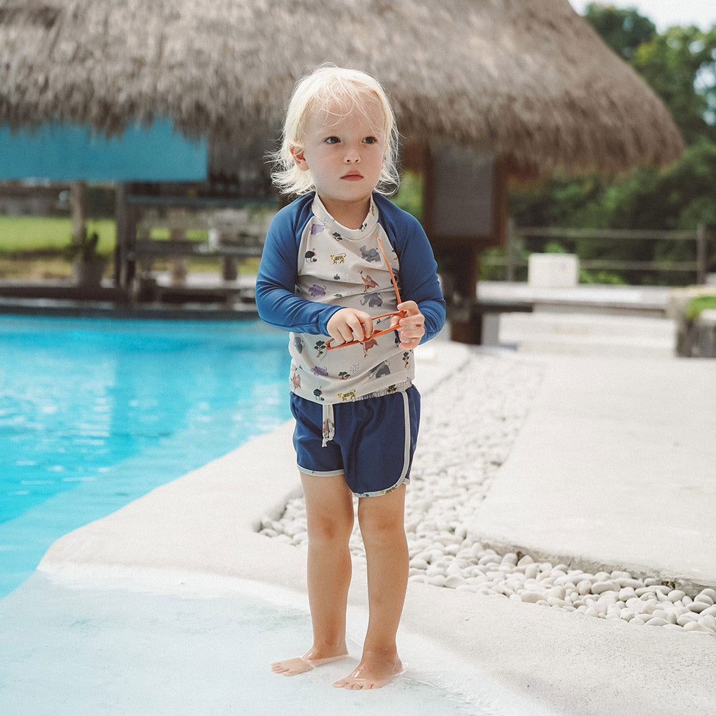 Summertide Boys Rash Guard Set Swimsuit (Top & Bottom)