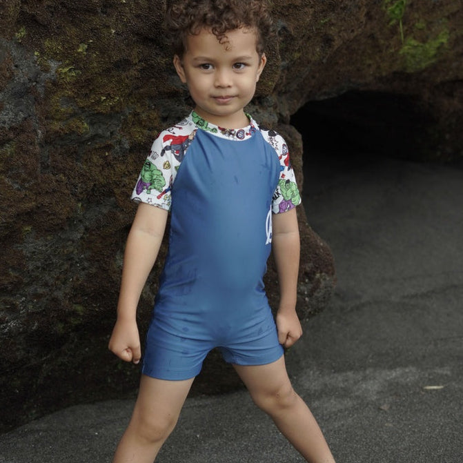 Marvel Avengers Summertide Boys Jumpsuit, Short-Sleeve, Long-Sleeve