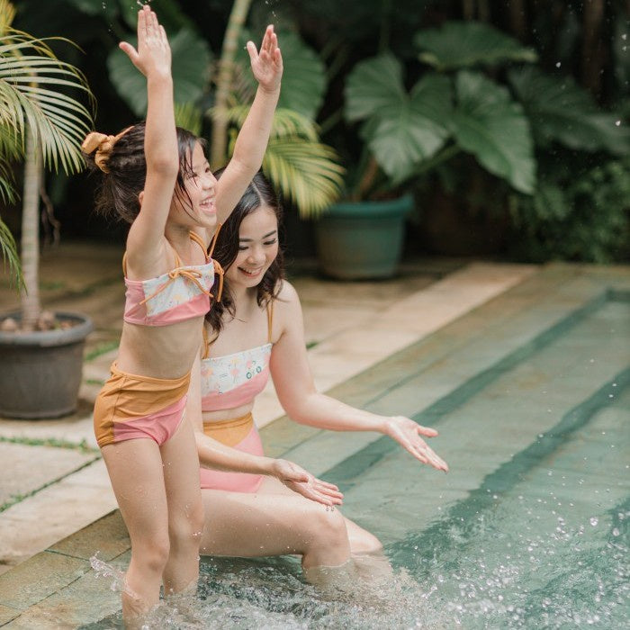 Summertide x Essy Widjaja Robin Girls Color-Block Bikini