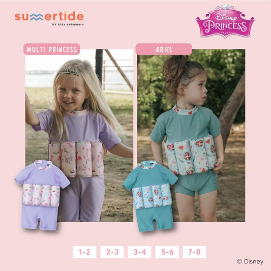 Summertide Disney Princess Be True Girls Short Sleeve Floatsuit