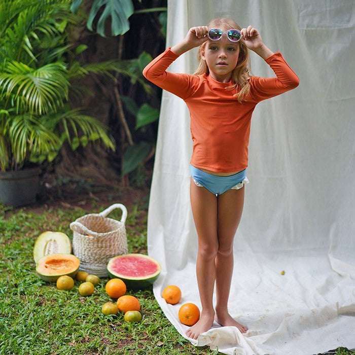 Girls Ruffle Bikini Bottom | Celana Renang UV Anak Perempuan | UPF 50+