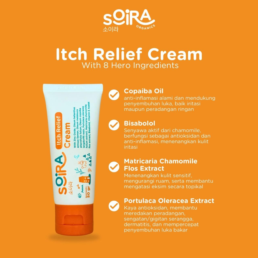 Soira Itch Relief Cream - Rash cream