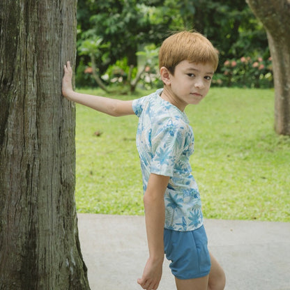 Summertide x Kerokoo Donzel Boys Short-Sleeve Rash Guard Set
