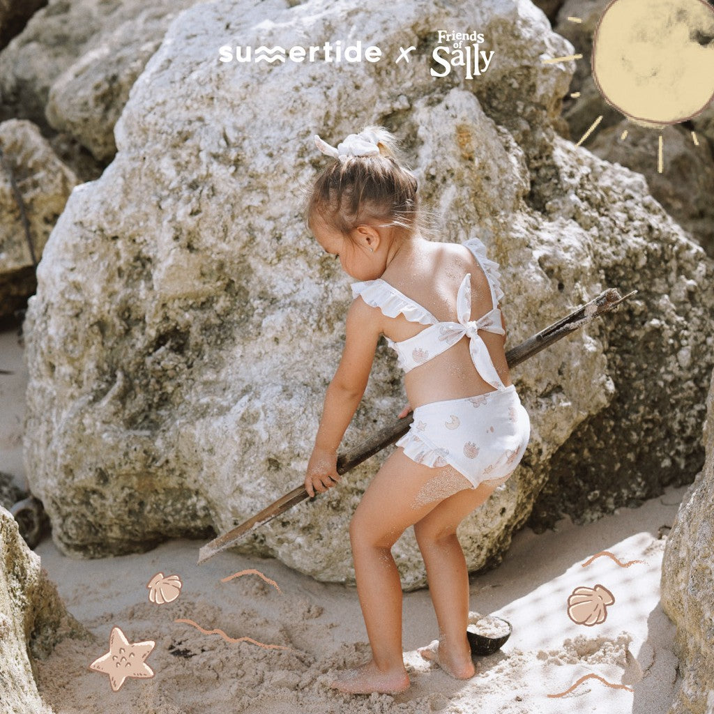 Summertide x Friends of Sally Ruffle Strap Bikini Set
