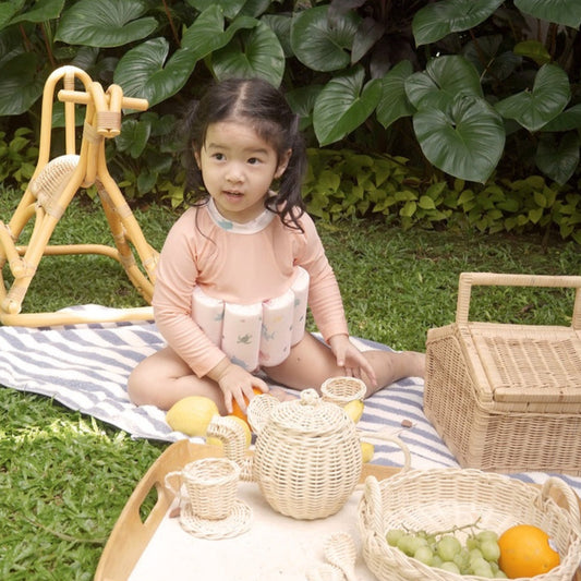 Summertide Girls Long Sleeve Floatsuit | Baju Renang Pelampung Anak