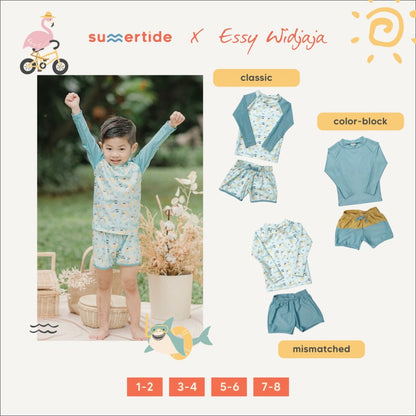 Summertide x Essy Widjaja Russell Boys Rash Guard Set