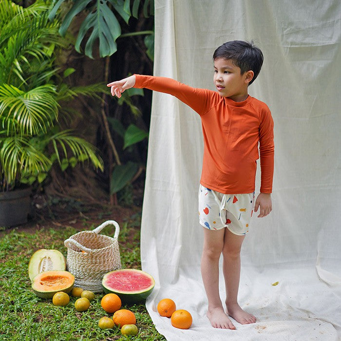 Summertide Long Sleeve Rash Guard Baju Renang Anak Lengan Panjang