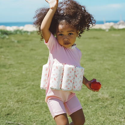 Summertide Girls Short Sleeve Floatsuit | Baju Renang Pelampung Anak