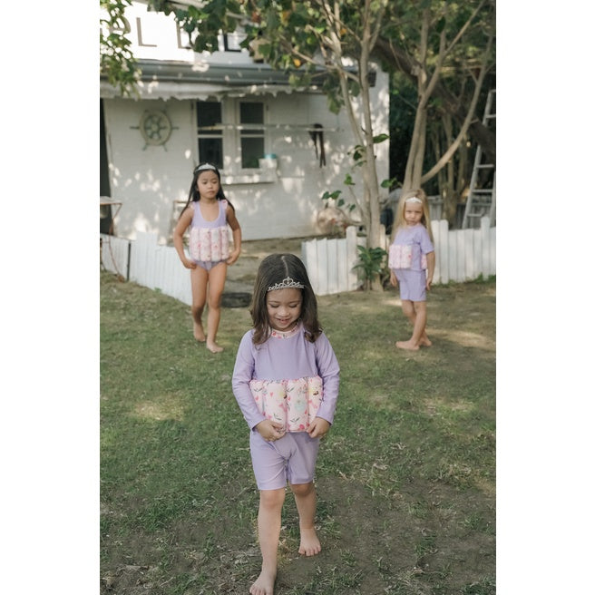 Summertide Disney Princess Be True Girls Long Sleeve Floatsuit