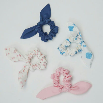 Summertide Bow Scrunchie Hair Tie | Ikat Rambut Bahan Baju Renang