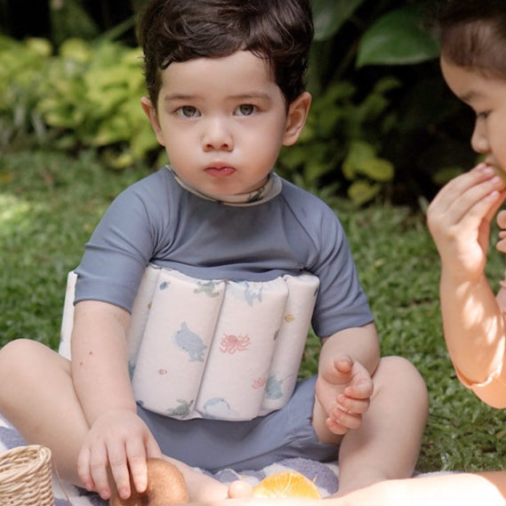 Summertide Boys Short Sleeve Floatsuit | Baju Renang Pelampung Anak