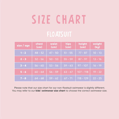 Summertide Disney Princess Be True Girls Long Sleeve Floatsuit