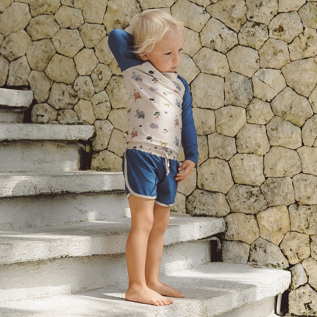 Summertide Boys Rash Guard Set Swimsuit (Top & Bottom)