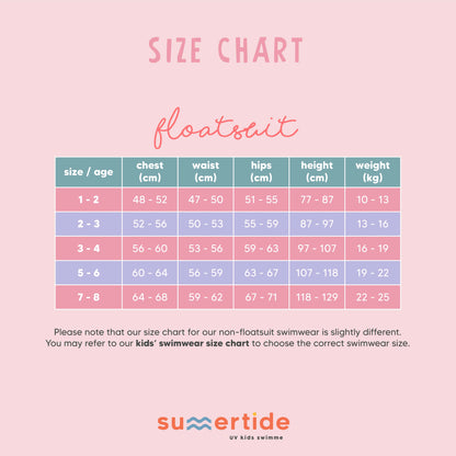 Summertide Disney Princess Be True Girls Short Sleeve Floatsuit