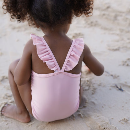 Summertide Ruffle Strap One Piece Swimsuit | Baju Renang Anak