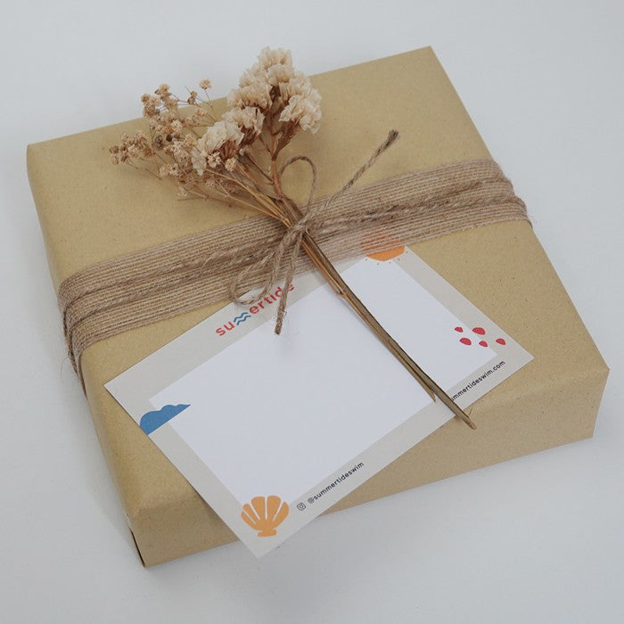 Summertide Gift Wrapping Service + Greeting Card | Jasa Bungkus Kado + Kartu Ucapan Summertide