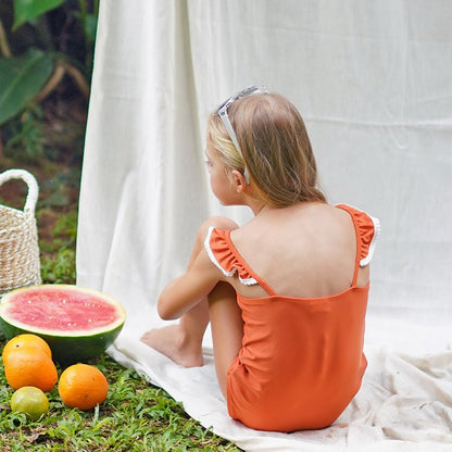 Summertide Girls Keyhole One-Piece Swimsuit, Baju Renang Anak