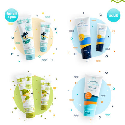 Pout Care Grapefruit Swimmers’ Top To Toe, 75 ml, 250 ml, Shampo Sabun