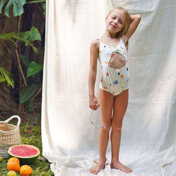 Summertide Girls Keyhole One-Piece Swimsuit, Baju Renang Anak