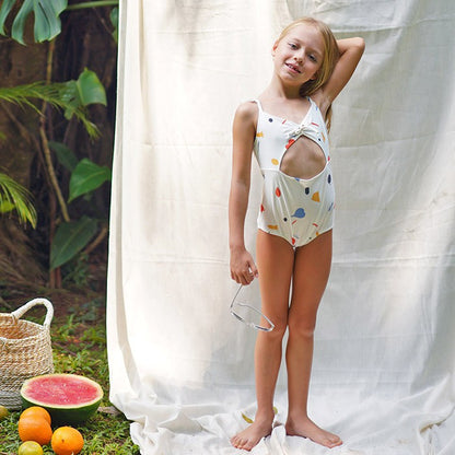 Summertide Girls Keyhole One-Piece Swimsuit, Baju Renang Anak