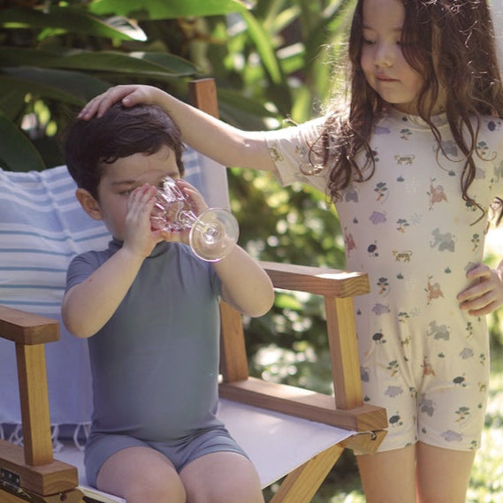 Summertide Short-Sleeve Jumpsuit | Baju Renang Anak Lengan Pendek