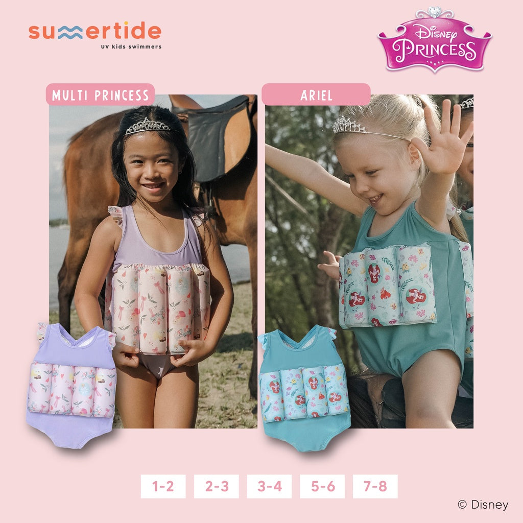 Summertide Disney Princess Be True Girls Sleeveless Floatsuit