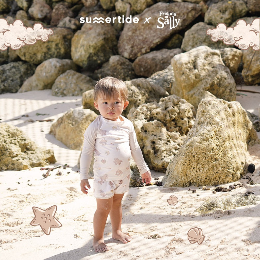 Summertide x Friends of Sally Boys Rash Guard Set