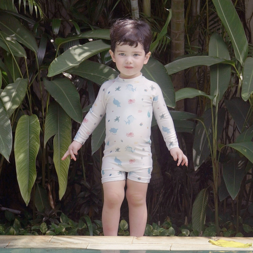 Summertide Long-Sleeve Jumpsuit | Baju Renang Anak Lengan Panjang