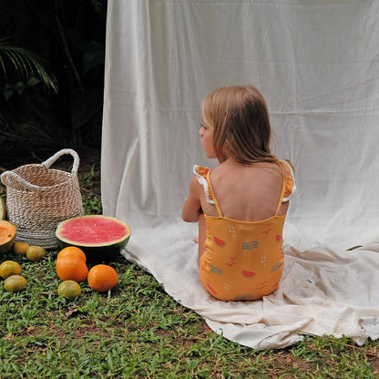 Summertide Summer Watermelon One-Piece | Baju Renang Anak Perempuan UV