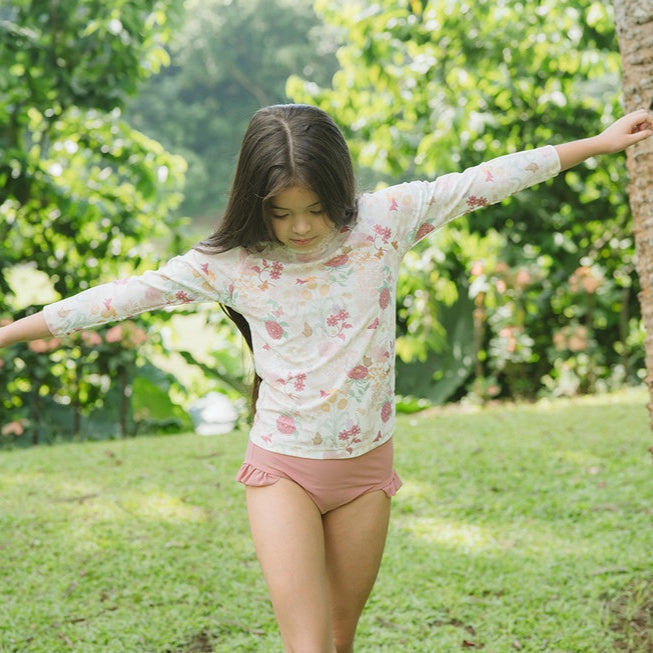 Summertide x Kerokoo Vida Girls Long-Sleeve Rash Guard Set