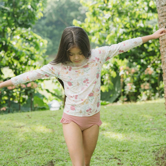 Summertide x Kerokoo Vida Girls Long-Sleeve Rash Guard Set