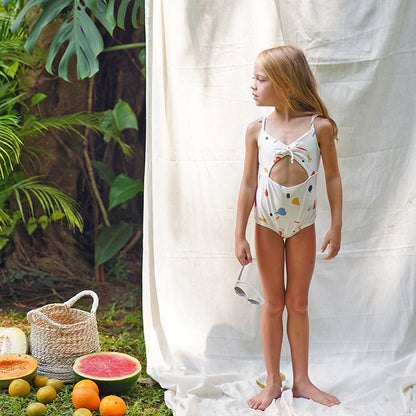 Summertide Girls Keyhole One-Piece Swimsuit, Baju Renang Anak