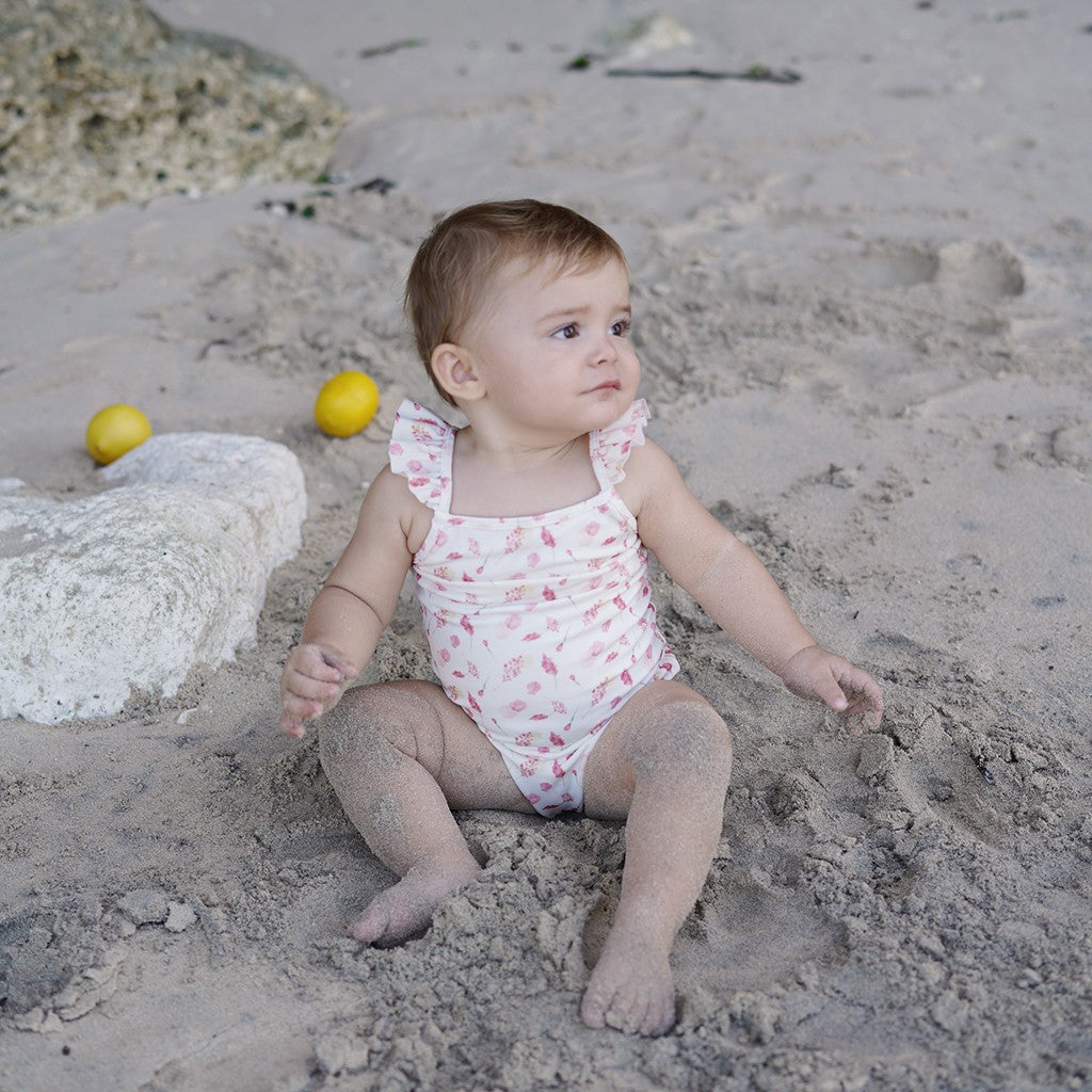 Summertide Ruffle Strap One Piece Swimsuit | Baju Renang Anak