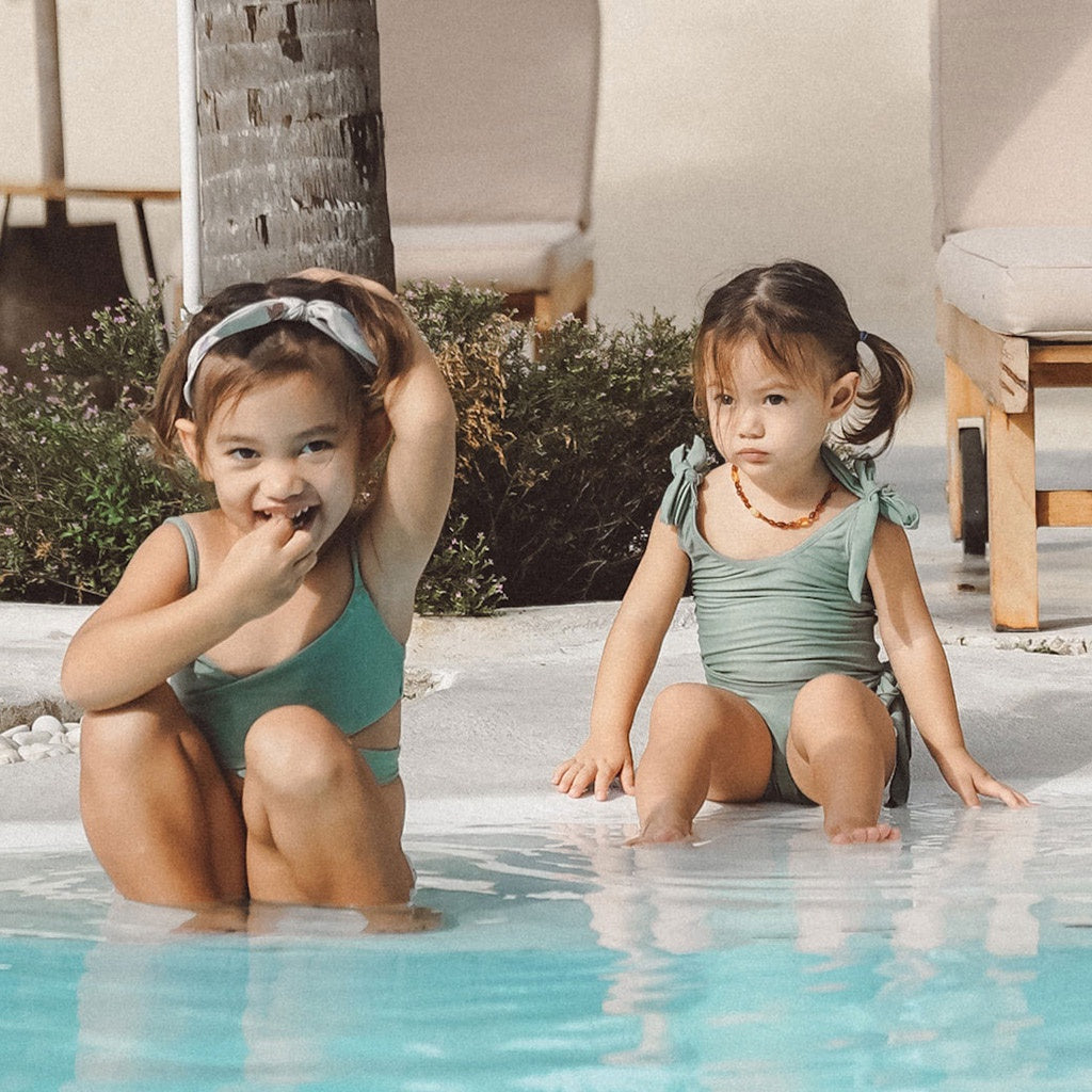 Summertide Girls Wrap One-Piece Swimsuit | Baju Renang Anak Perempuan