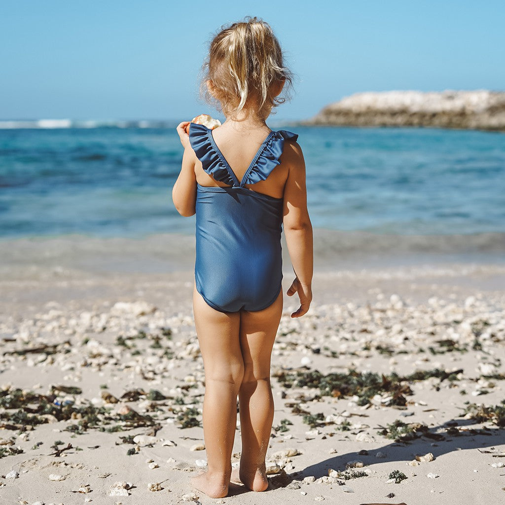 Summertide Ruffle Strap One Piece Swimsuit | Baju Renang Anak