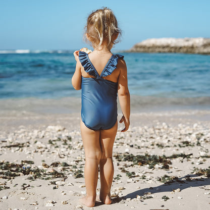 Summertide Ruffle Strap One Piece Swimsuit | Baju Renang Anak