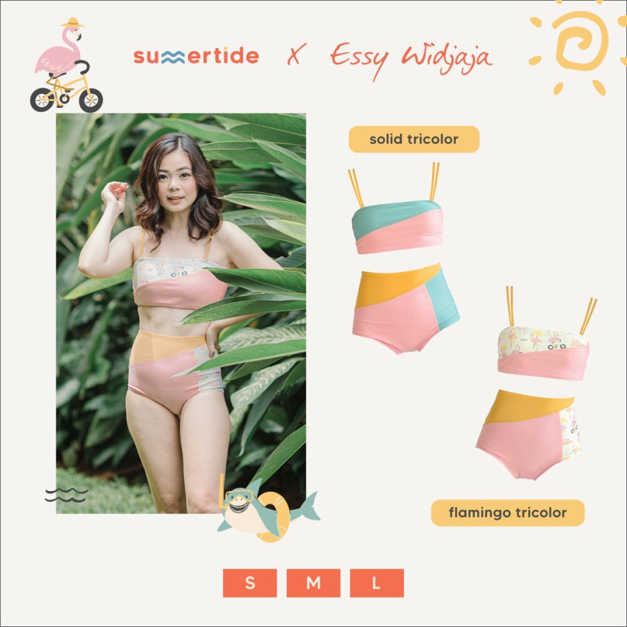 Summertide x Essy Widjaja Essy Women's Color-Block Bikini