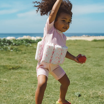 Summertide Girls Short Sleeve Floatsuit | Baju Renang Pelampung Anak