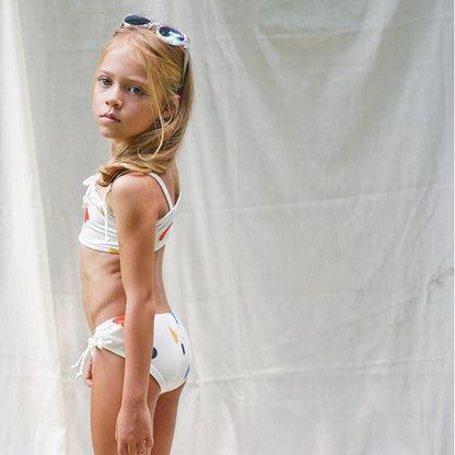 Summertide Girls Double Strap Bandeau Bikini, Baju Renang Anak