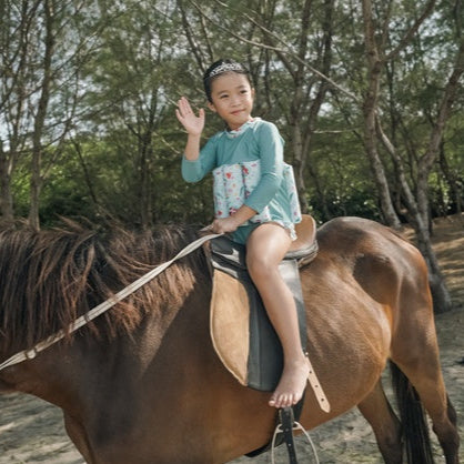 Summertide Disney Princess Be True Girls Long Sleeve Floatsuit