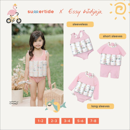Summertide x Essy Widjaja Girls Floatsuit
