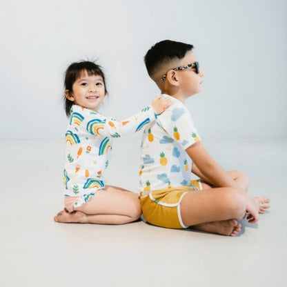 Summertide x Majoli Family Girls Long Sleeve Rash Guard Set | Yovita