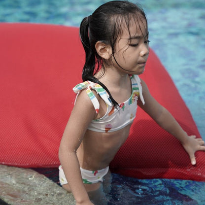 Summertide x Majoli Family Girls Shoulder Tie Bikini | Yovita Lesmana